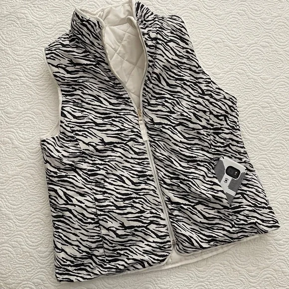 Kensie Puffer Vest Reversible Quilted Sz L and Shirt - Picture 9 of 16